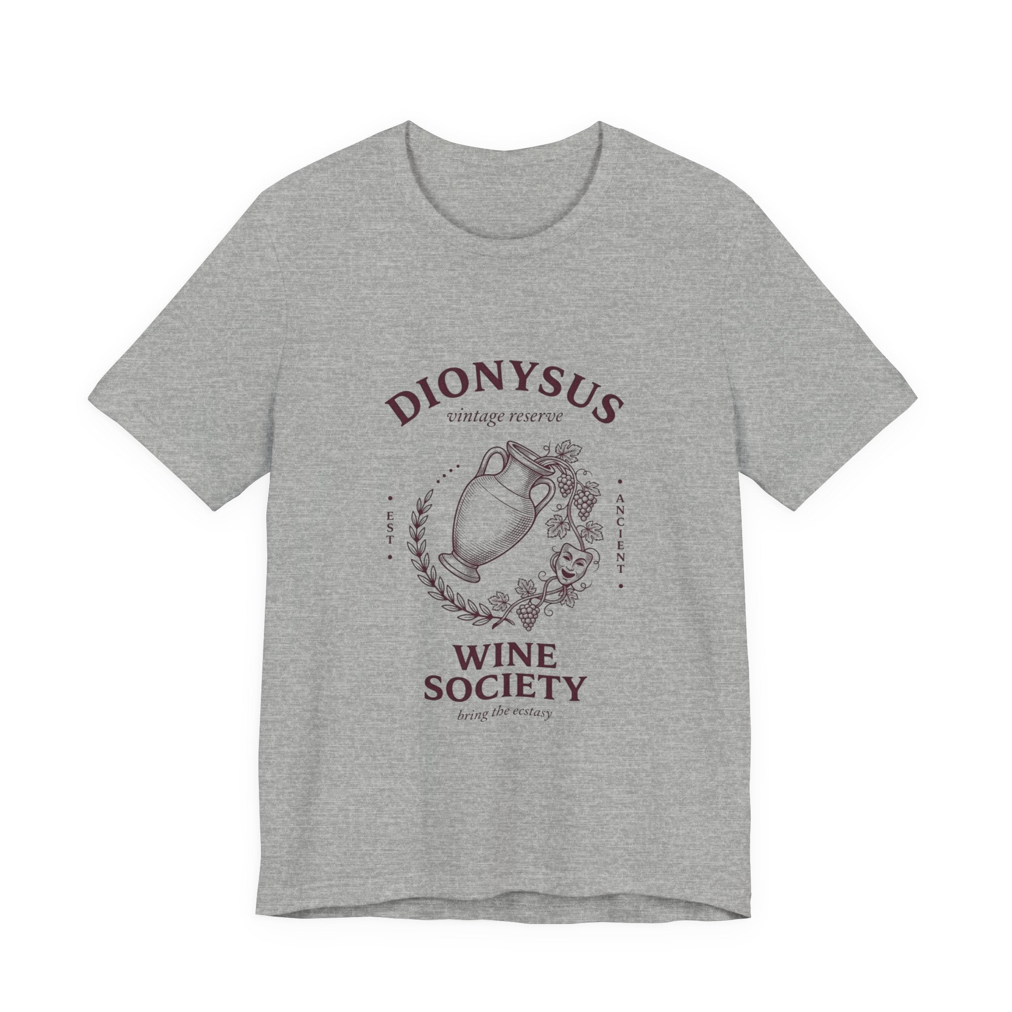 Dionysus Wine Society Tee | Greek Mythology, Mythcore Classic