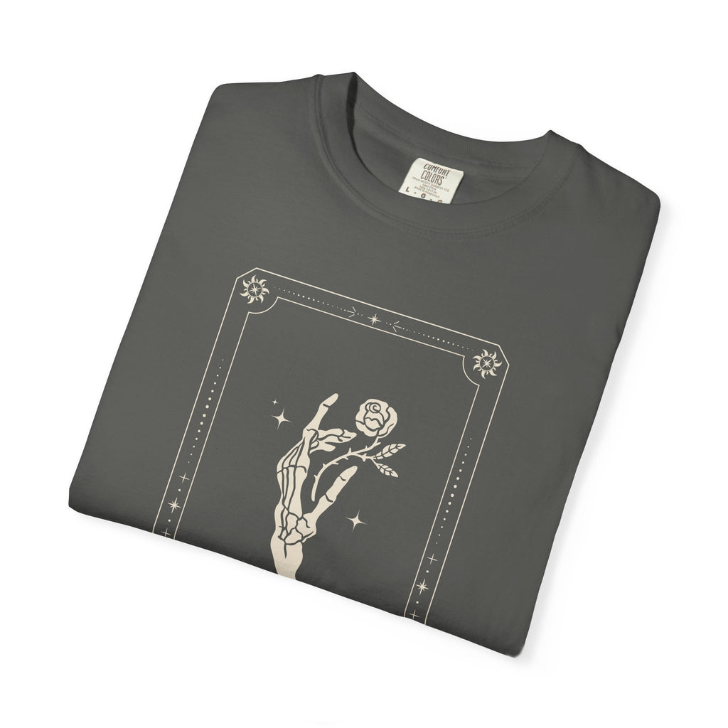 Tarot Skeleton Tee — The Chariot Illustration Graphic T-Shirt