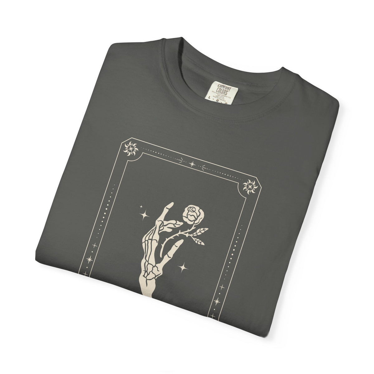 Tarot Skeleton Tee — The Chariot Illustration Graphic T-Shirt