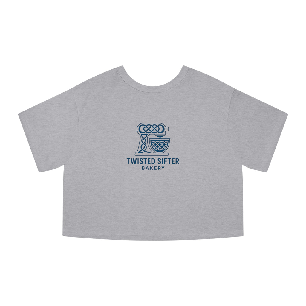 Bakery Crew Graphic Cropped T-Shirt — 'Sunset Daddy' Retro Dance Design