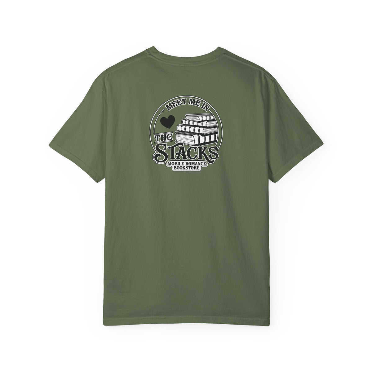 Book Lover T-Shirt — “Meet Me in the Stacks” Library Graphic Tee