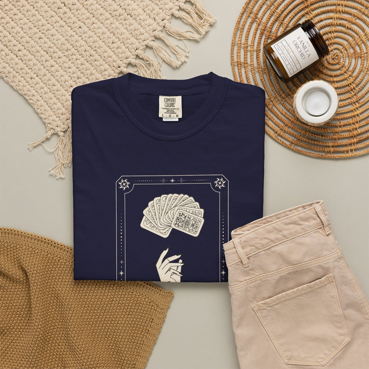 Tarot-Inspired 'Ace of Cups' Graphic T-Shirt — Minimal Occult Tee