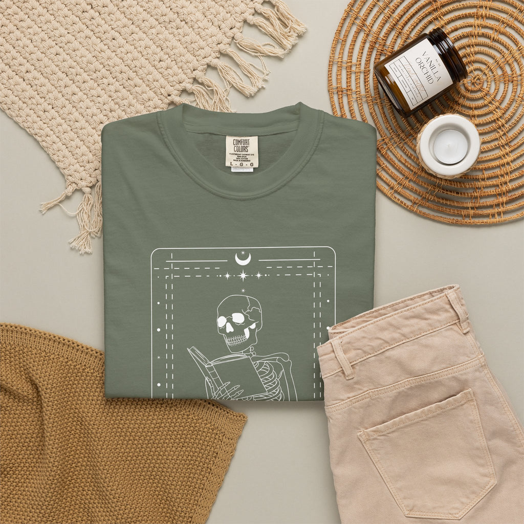 Book Lover T-Shirt — “Meet Me in the Stacks” Library Graphic Tee