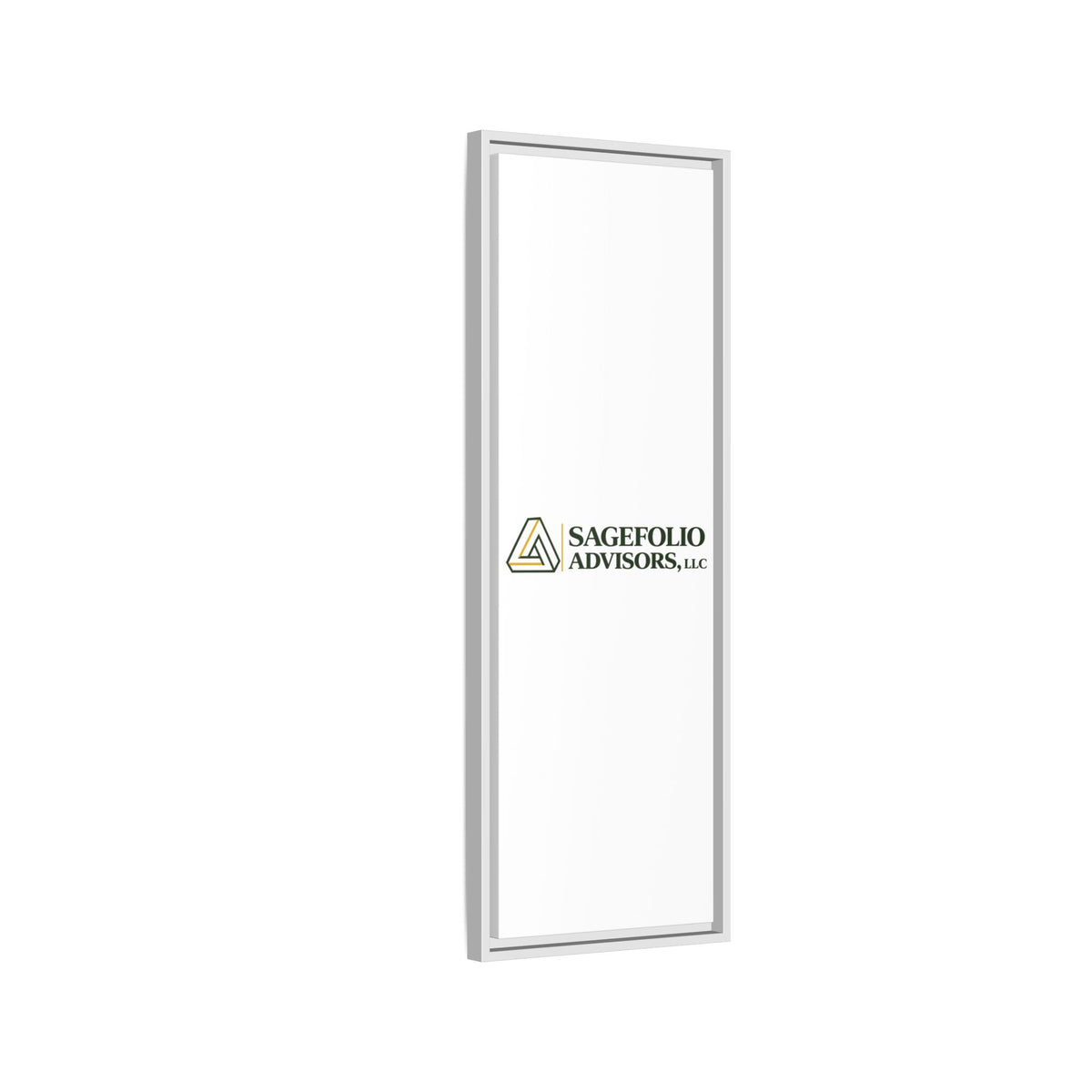 Framed Matte Canvas Wall Art — Sagefolio Advisors Logo