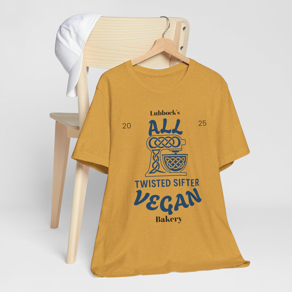Twisted Sifter Bakery Logo Tee — Minimal Artisan Bakery T-Shirt