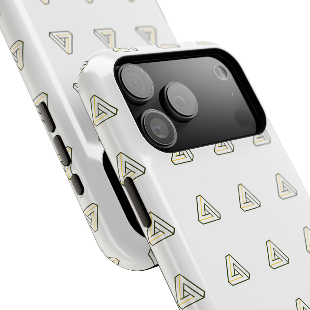 Magnetic Impact-Resistant Phone Case — Minimal Triangle Pattern