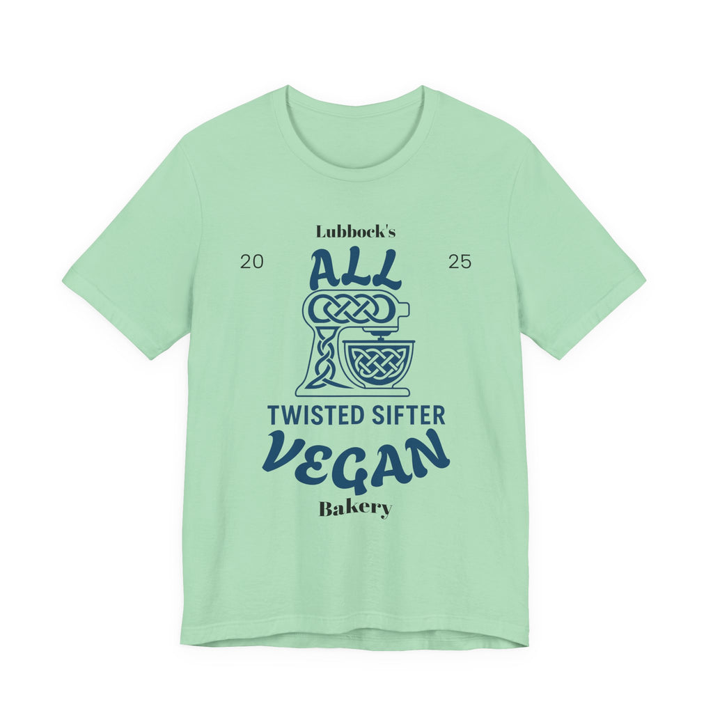 Twisted Sifter Bakery Logo Tee — Minimal Artisan Bakery T-Shirt