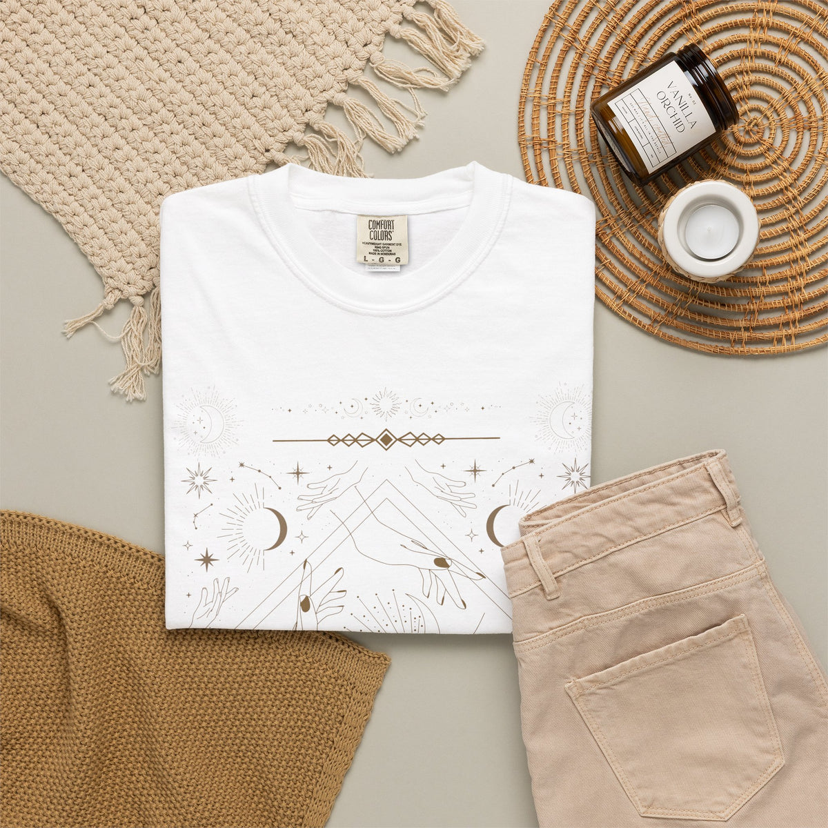 Celestial Moon Phases T-Shirt — Mystic Astrology Graphic Tee
