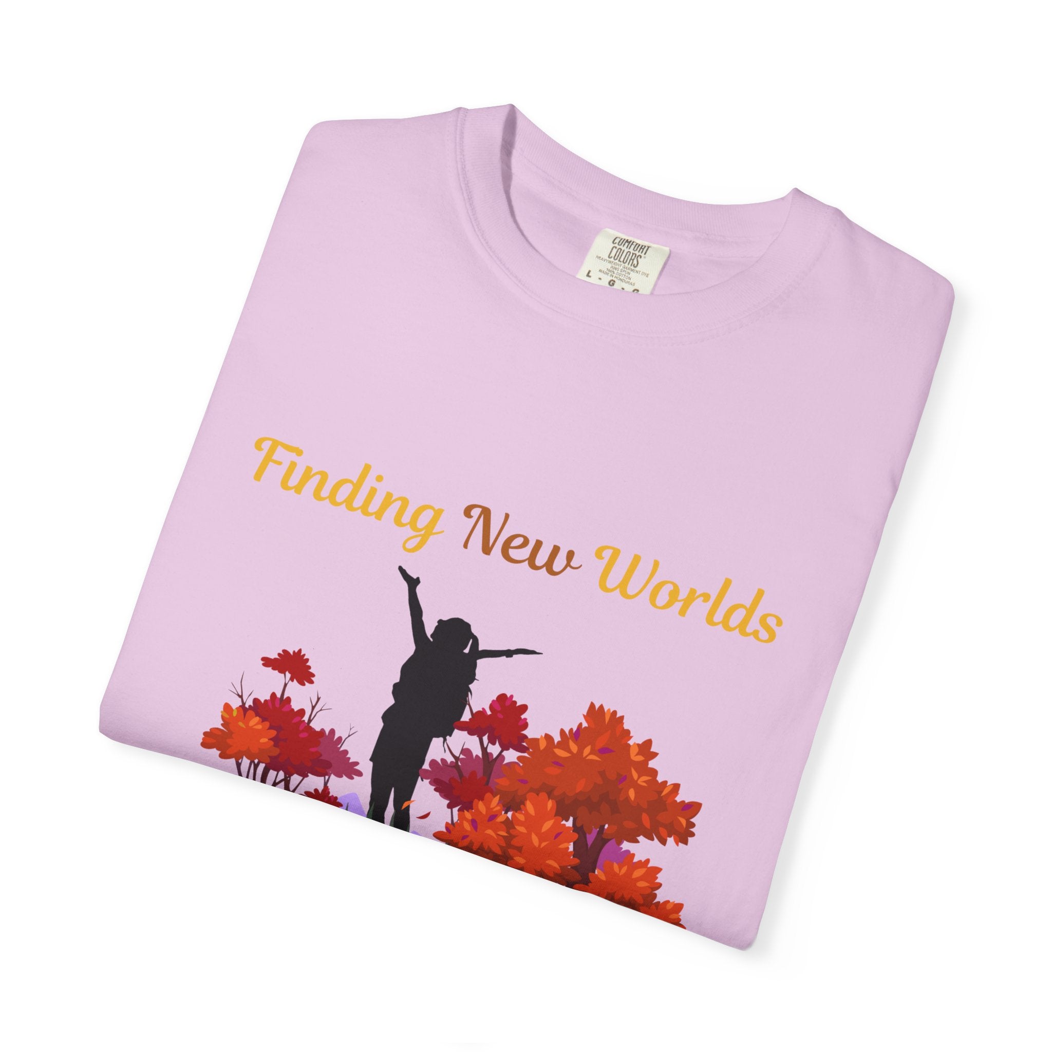 Book Lover T-Shirt — "Finding New Worlds One Chapter at a Time"