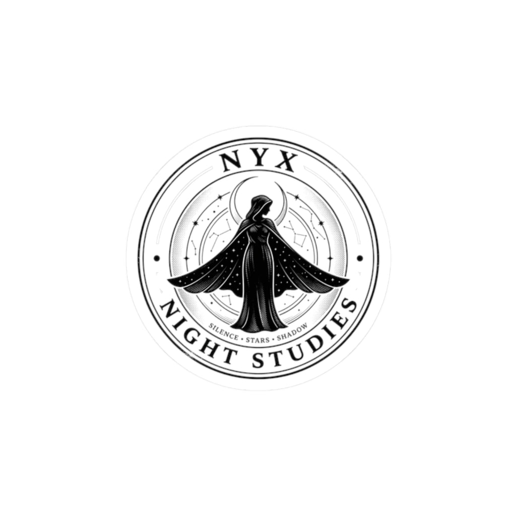 Nyx Night Studies Kiss-Cut Sticker | Mythcore Greek Mythology