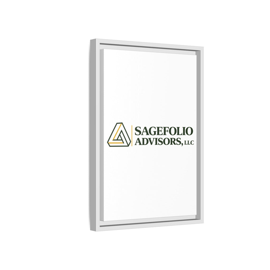Framed Matte Canvas Wall Art — Sagefolio Advisors Logo