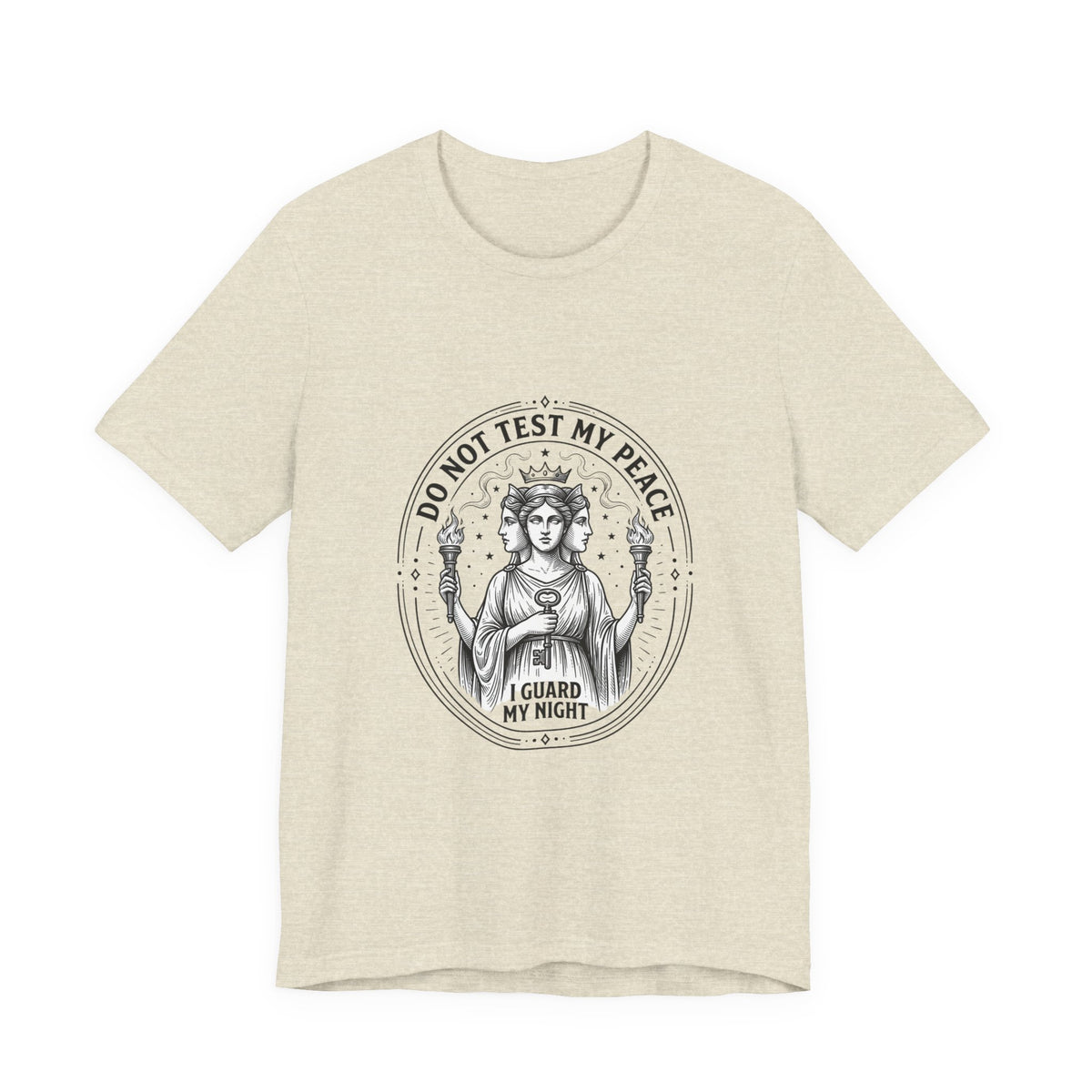 Do Not Test My Peace Guardian Illustration Tee | Greek Mythology, Mythcore