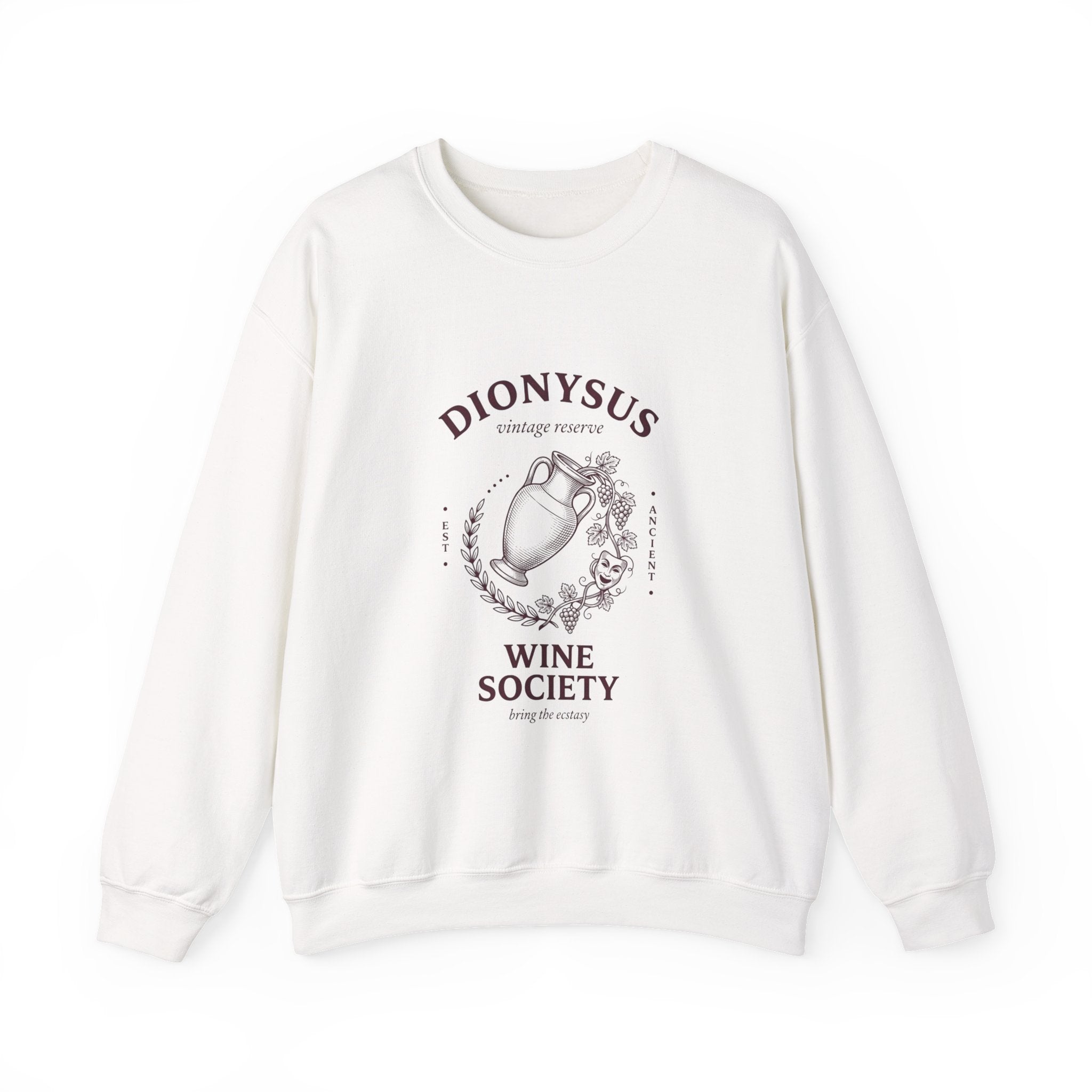 Dionysus Wine Society Crewneck Sweatshirt | Greek Mythology, Mythcore