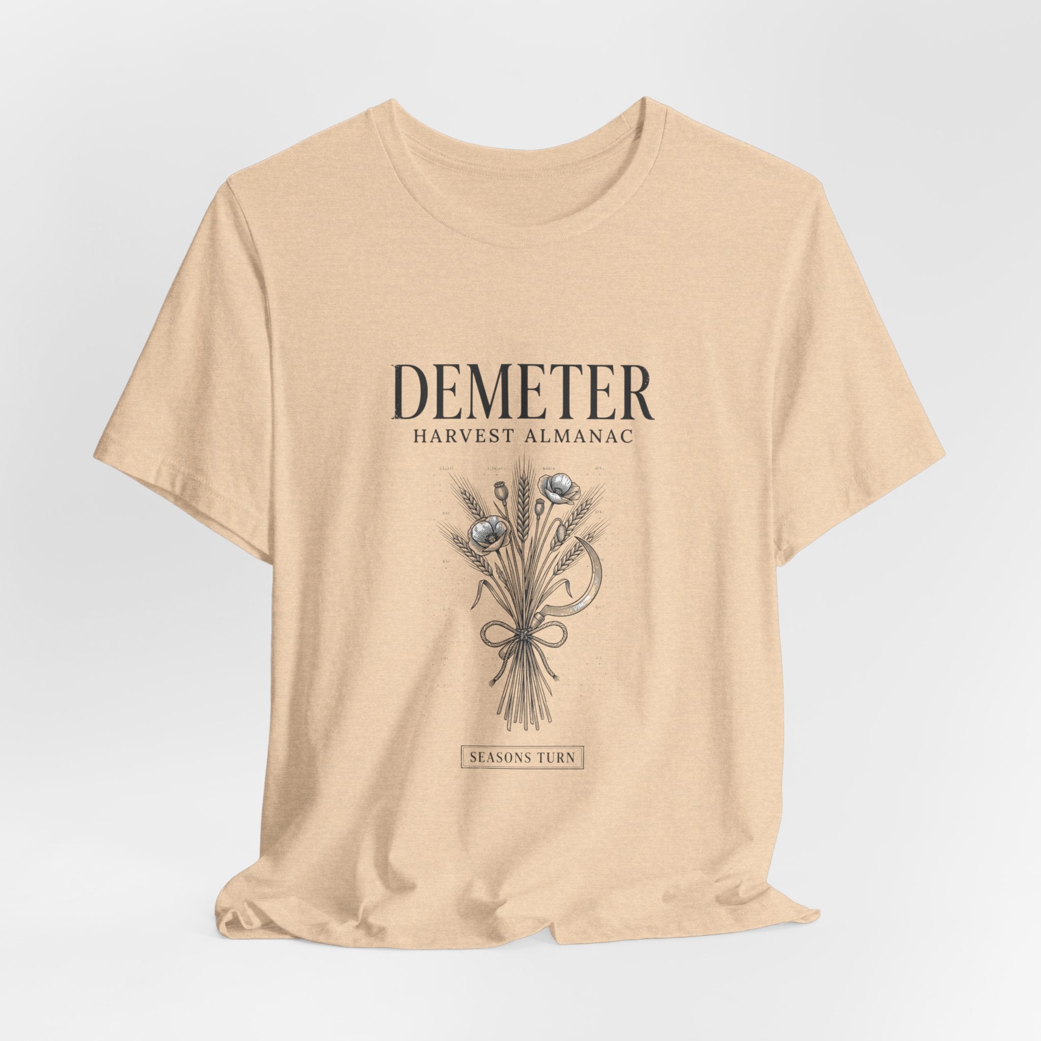 Demeter Harvest Almanac T-Shirt | Greek Mythology, Mythcore