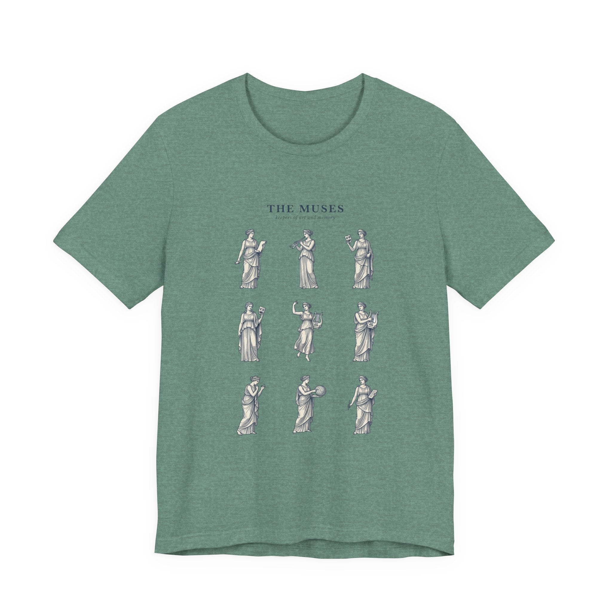 The Muses Tee | Greek Mythology, Mythcore Classic Art