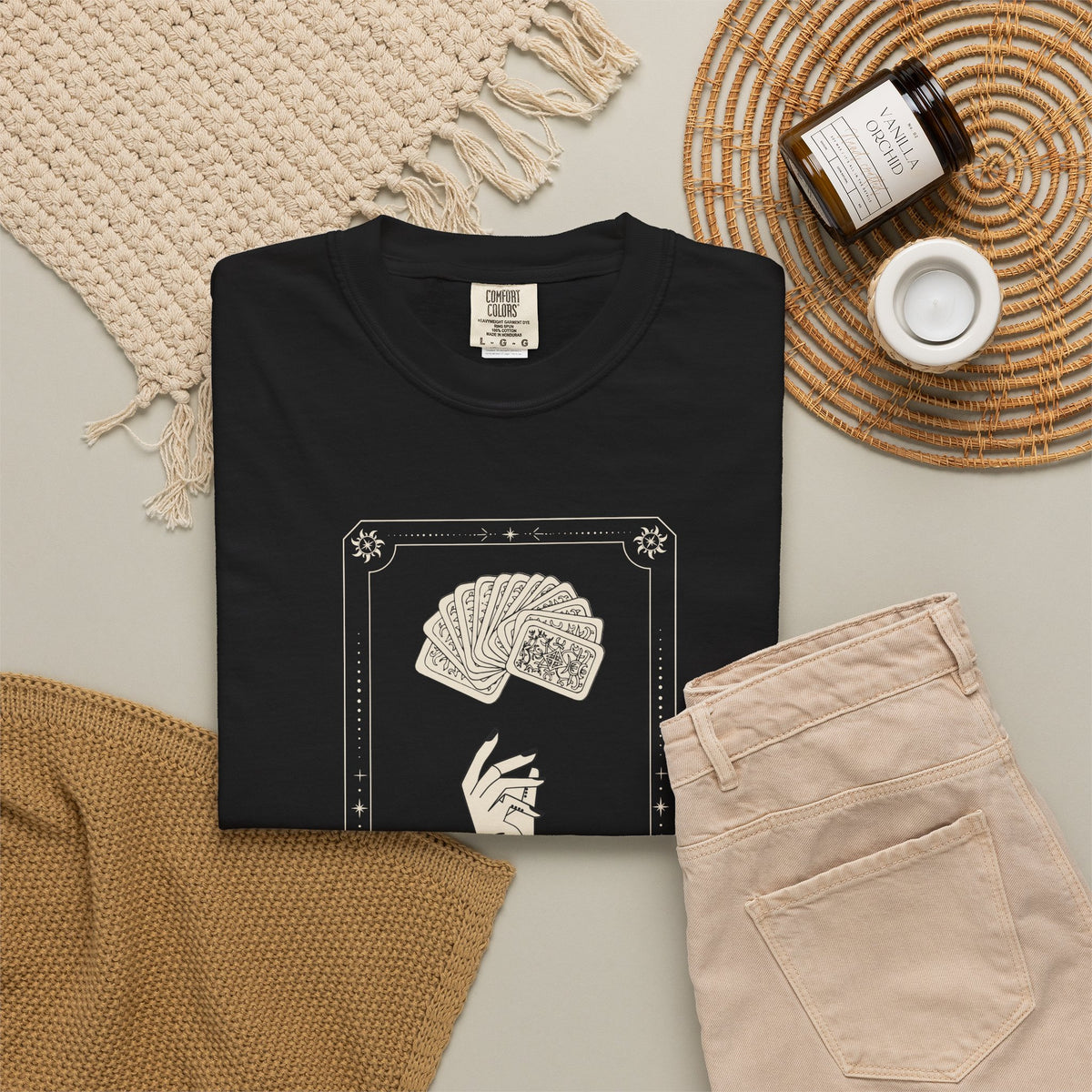 Tarot-Inspired 'Ace of Cups' Graphic T-Shirt — Minimal Occult Tee