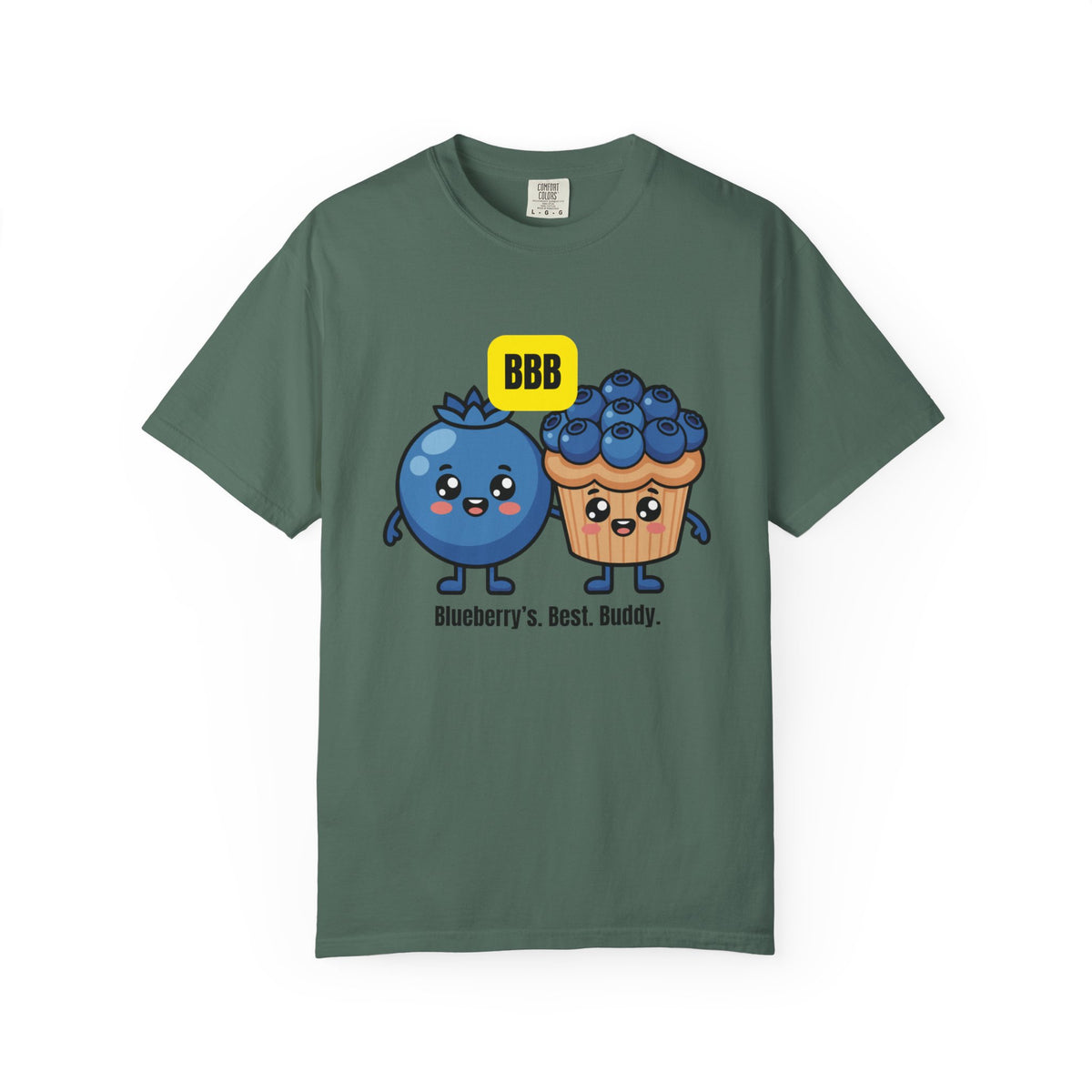 Blueberry’s Best Buddy T-Shirt — Cute Blueberry & Muffin Graphic Tee