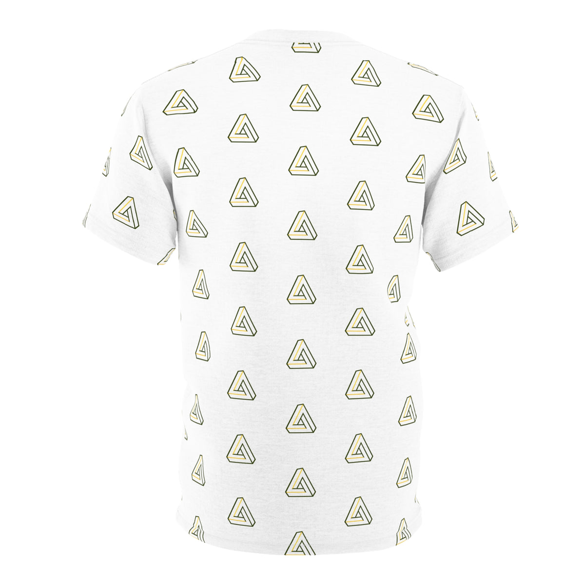 SageFolio Advisors Minimalist Triangle Pattern All-Over Print T-Shirt