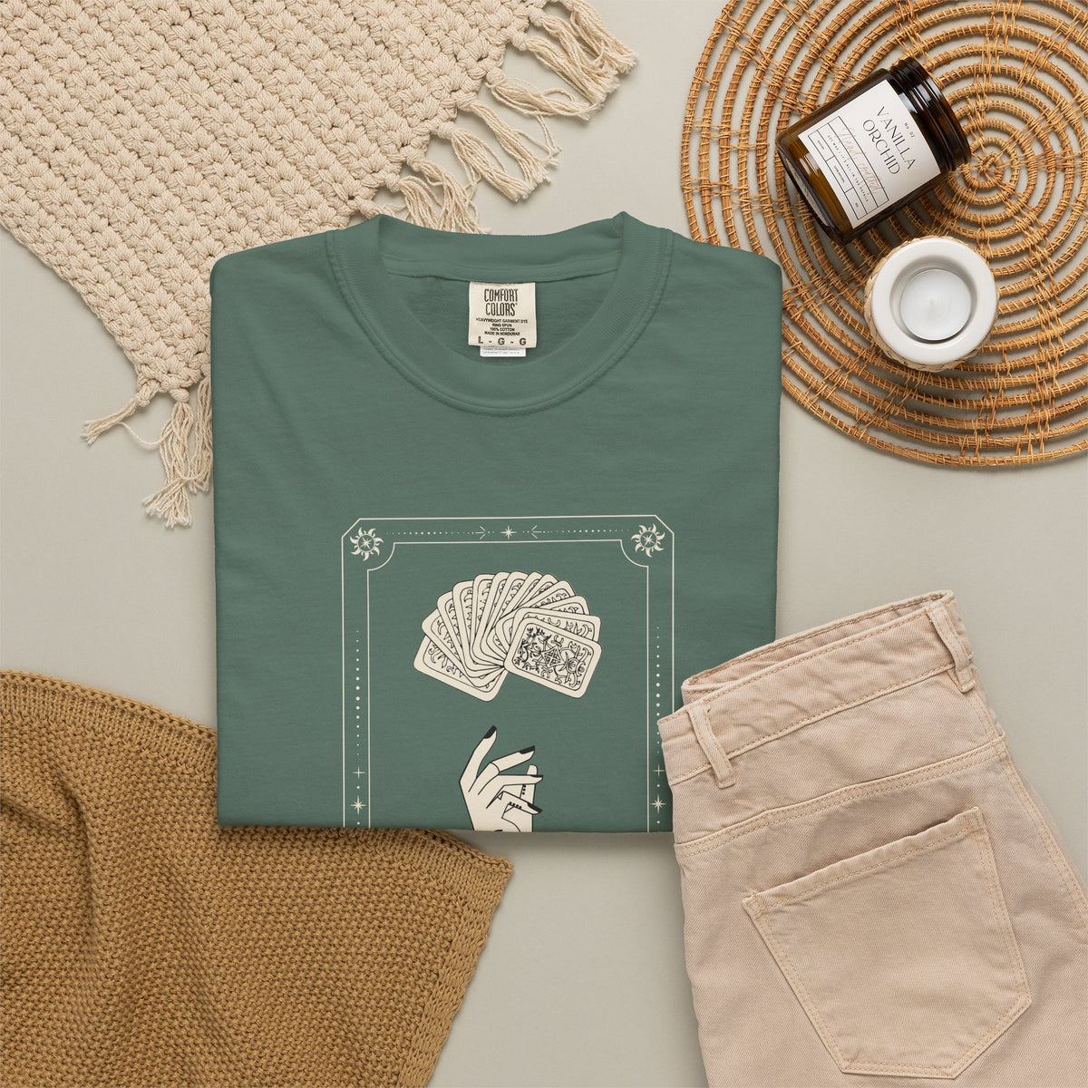 Tarot-Inspired 'Ace of Cups' Graphic T-Shirt — Minimal Occult Tee