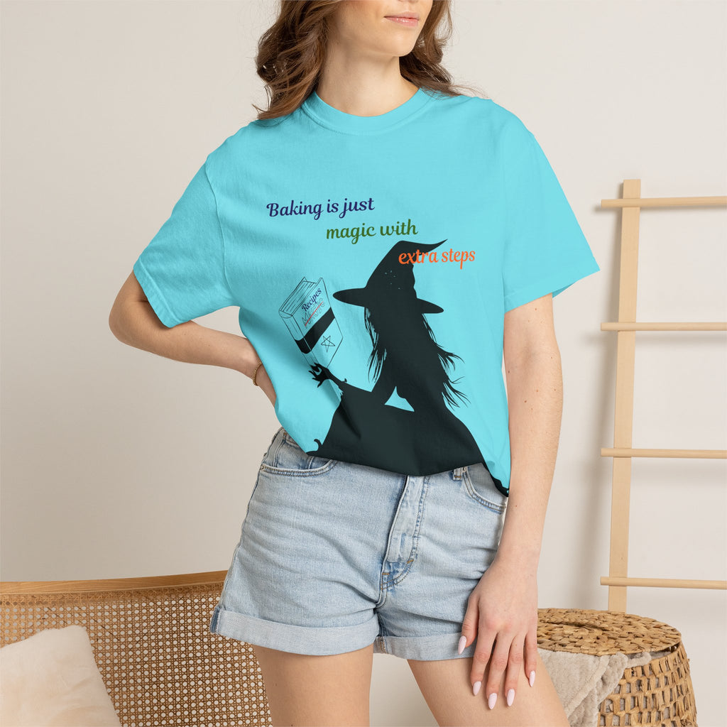 Witch Baker T-Shirt — "Baking is just magic with a step" Halloween Graphic Tee