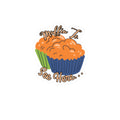 Muffin To See Here Kiss-Cut Sticker — Cute Bakery Pun Laptop Decal