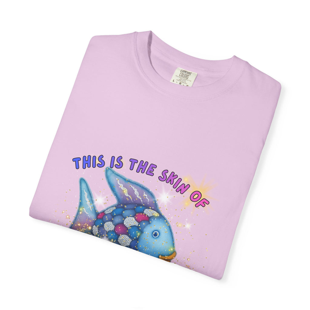 Fish Graphic T-Shirt — "This Is the Skin of a Killer, Bella" Colorful Ocean Artwork