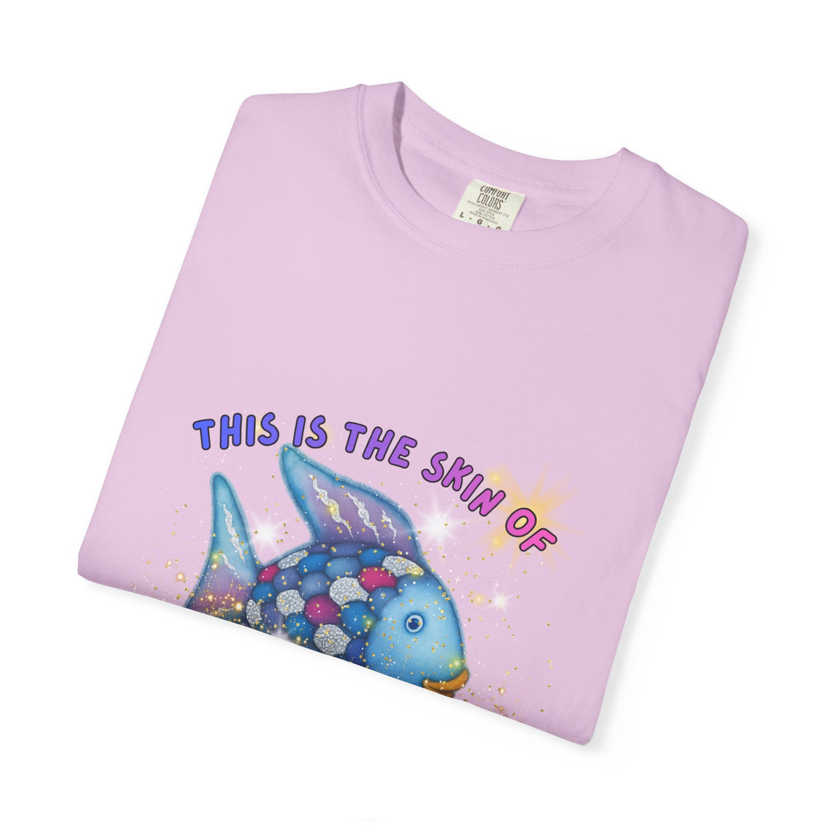 Fish Graphic T-Shirt — "This Is the Skin of a Killer, Bella" Colorful Ocean Artwork