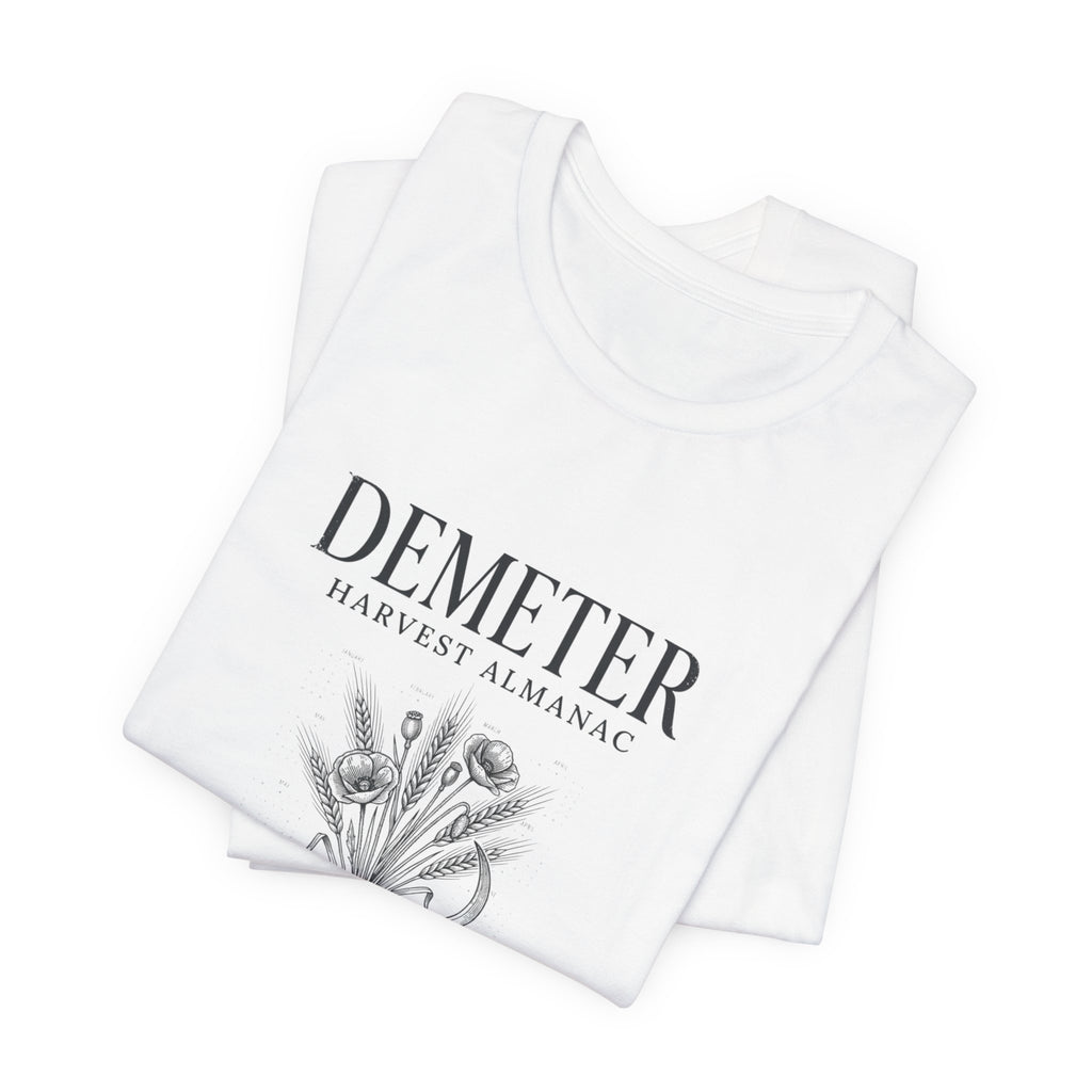 Demeter Harvest Almanac T-Shirt | Greek Mythology, Mythcore