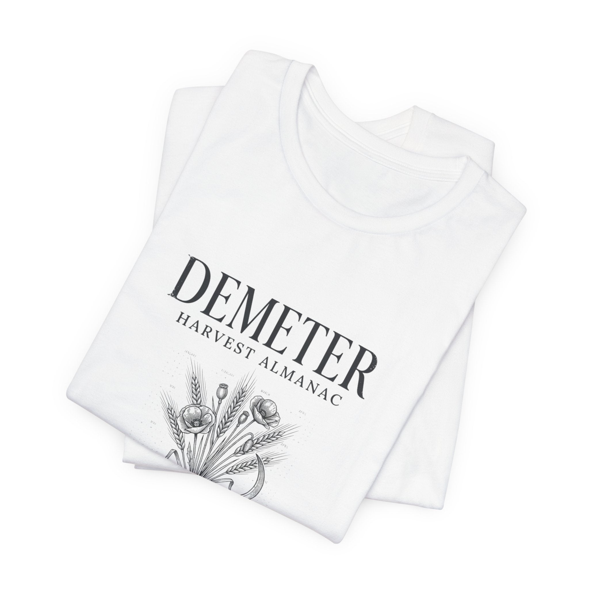 Demeter Harvest Almanac T-Shirt | Greek Mythology, Mythcore