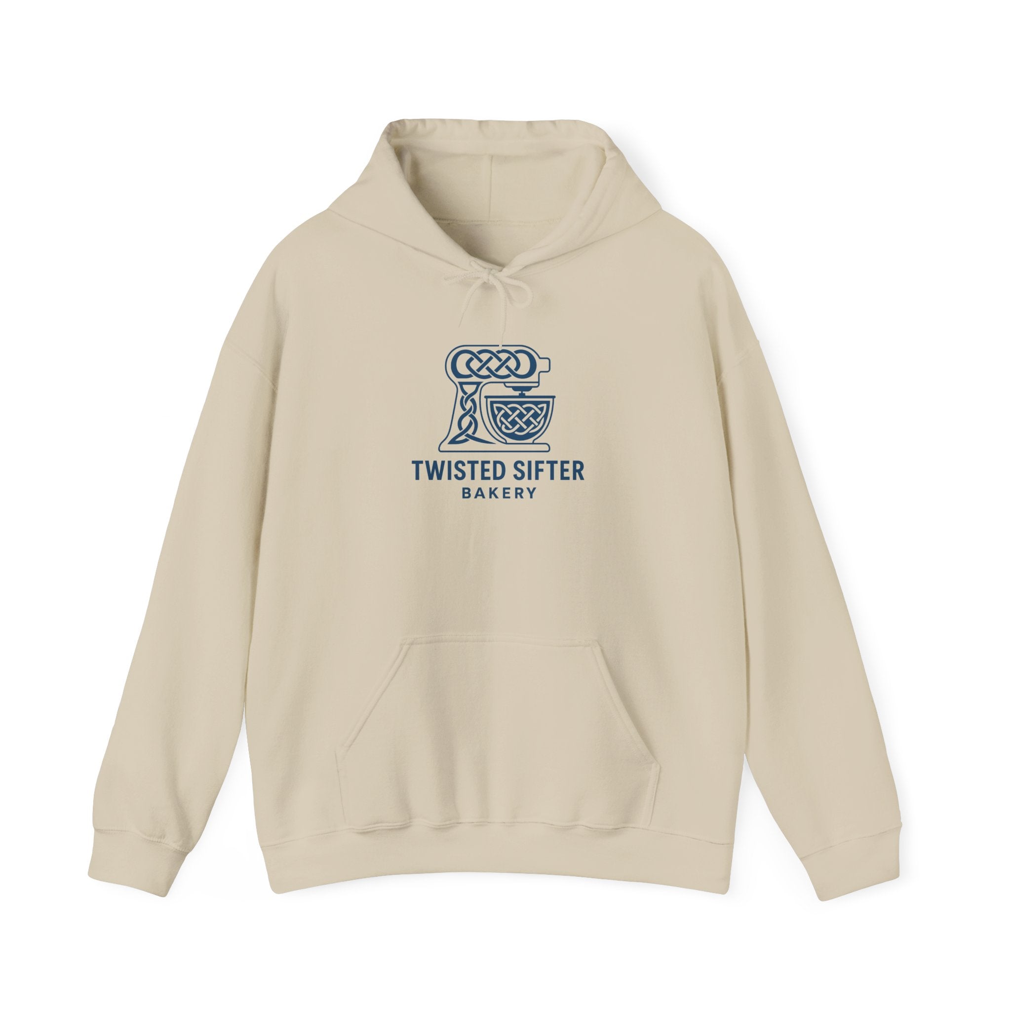 Bakery Logo Hoodie — "Twisted Sifter Bakery" Pullover