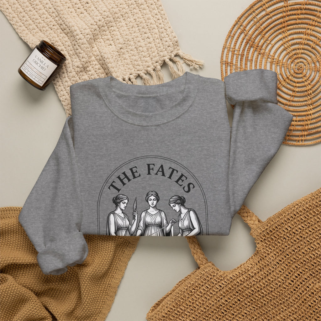 The Fates Greek Mythology Crewneck Sweatshirt | Mythcore Dark Academia