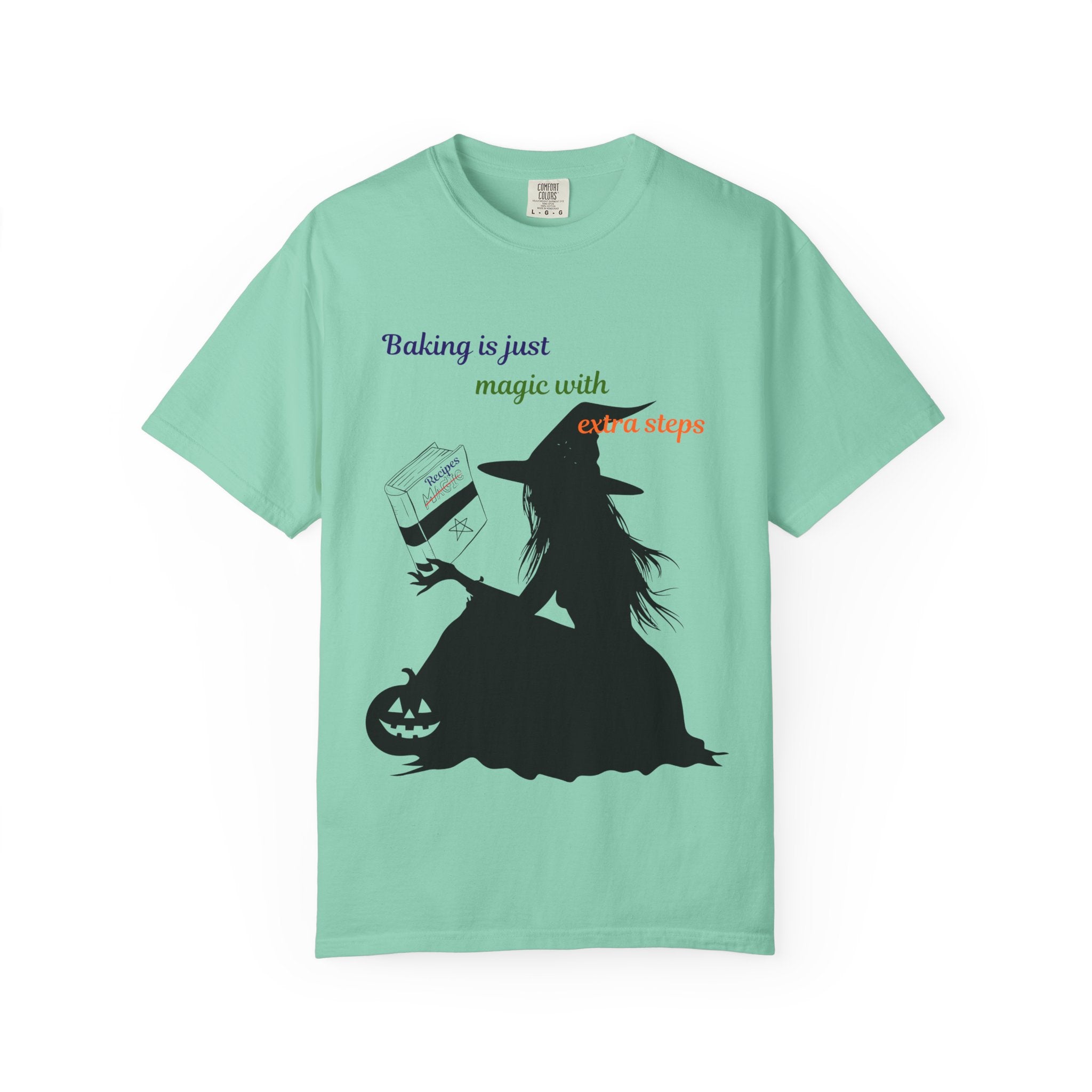 Witch Baker T-Shirt — "Baking is just magic with a step" Halloween Graphic Tee
