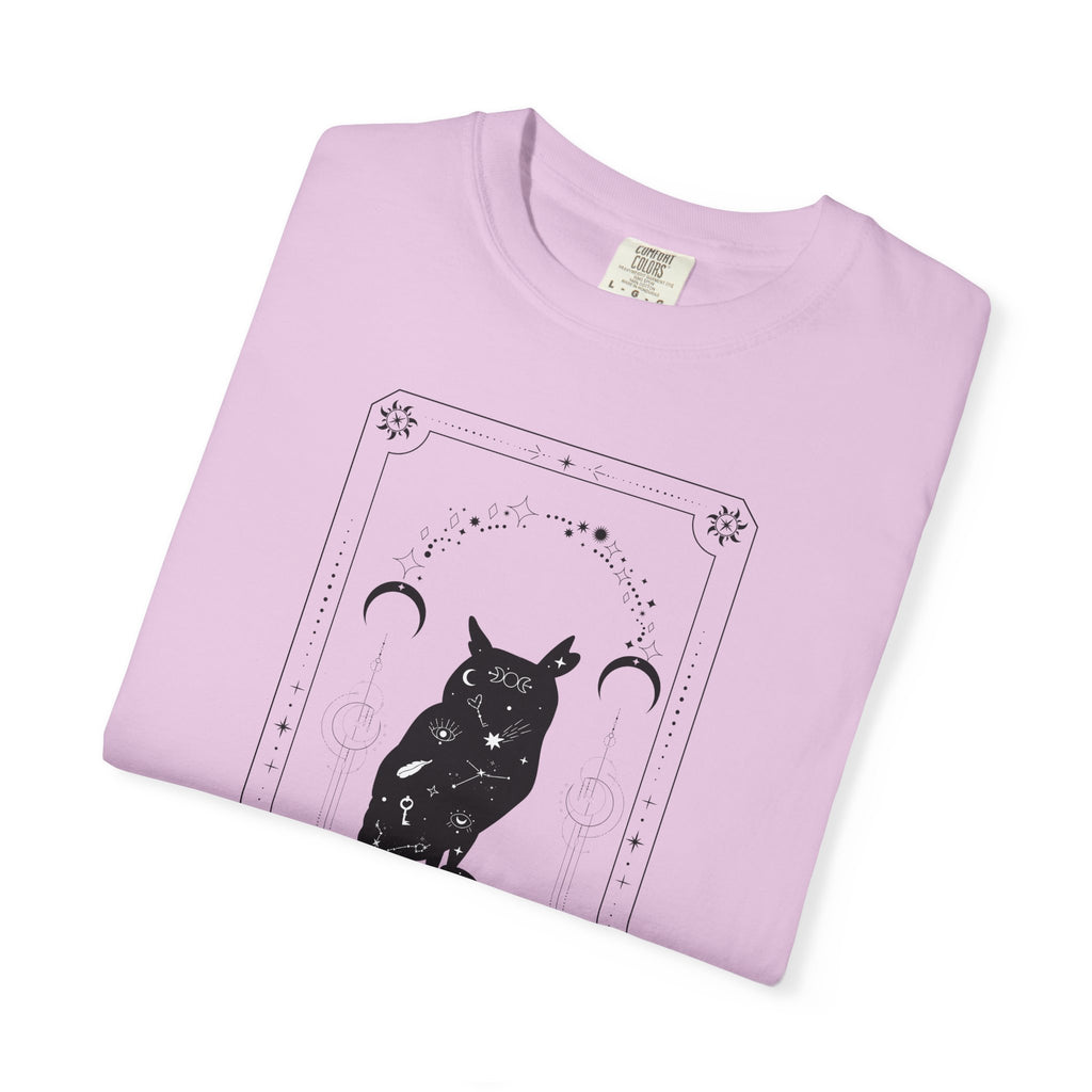 Tarot Owl T-Shirt — The Lunar Arc Mystical Graphic Tee