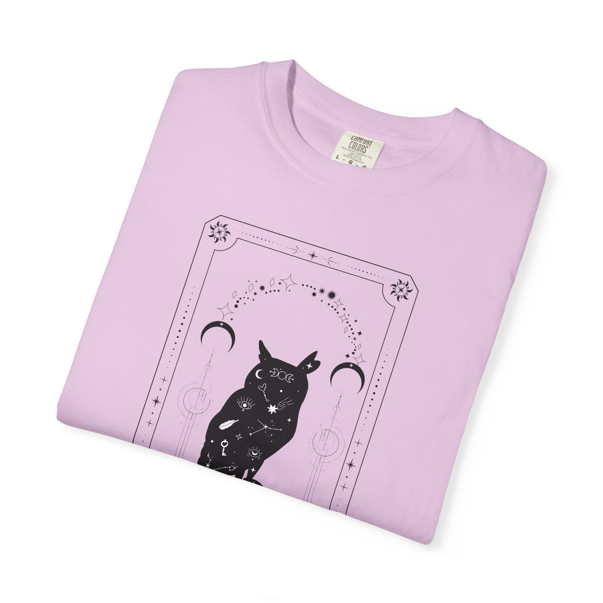 Tarot Owl T-Shirt — The Lunar Arc Mystical Graphic Tee