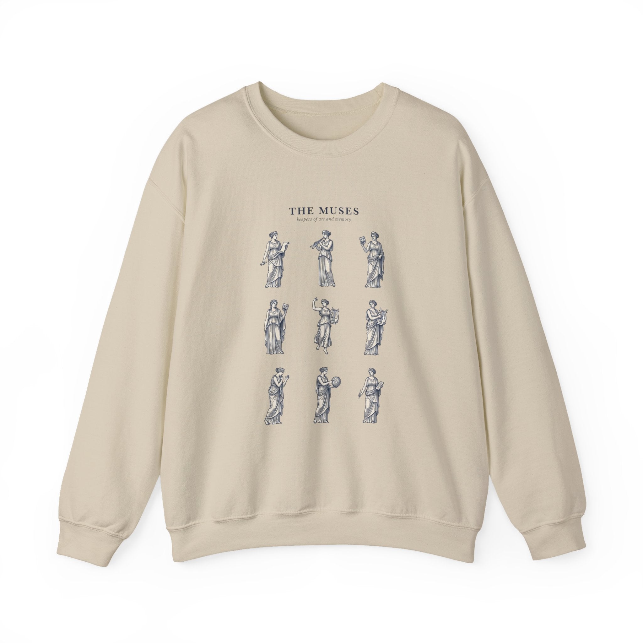 The Muses crewneck sweatshirt | Greek mythology, mythcore, classical art