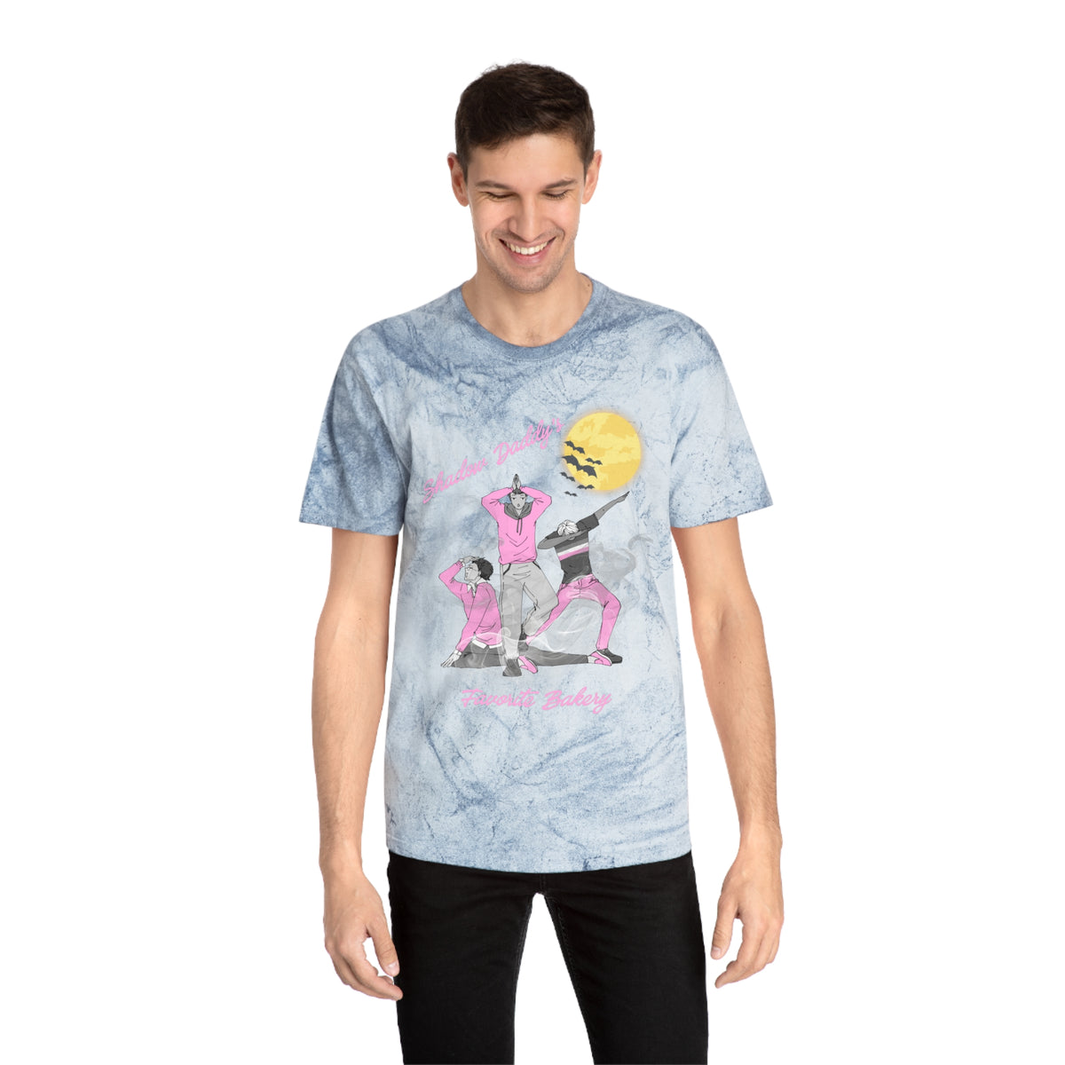 Retro Dance Crew Tie-Dye Tee — "Sweet Child" Graphic