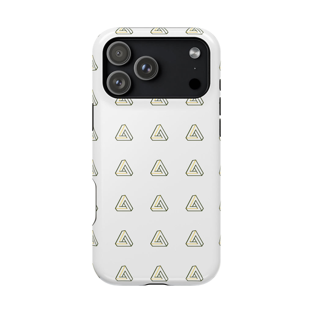 Magnetic Impact-Resistant Phone Case — Minimal Triangle Pattern