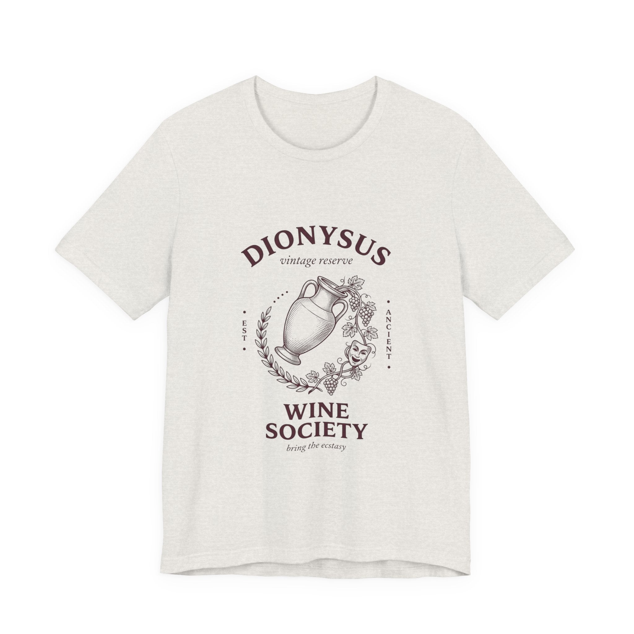 Dionysus Wine Society Tee | Greek Mythology, Mythcore Classic
