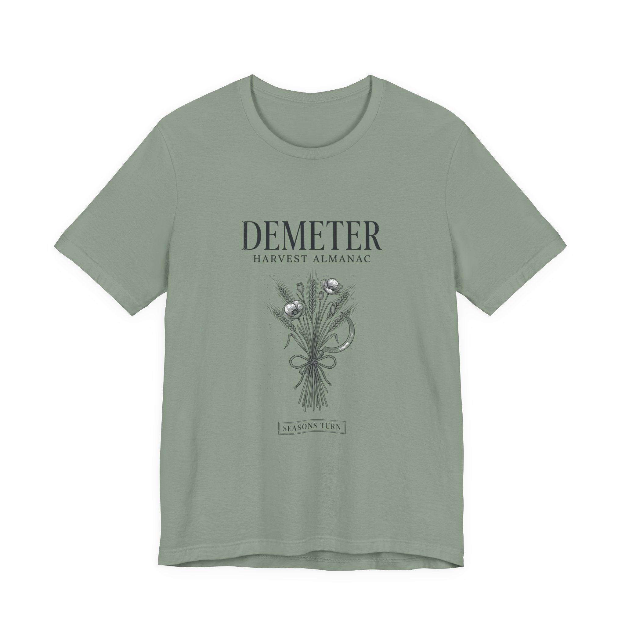 Demeter Harvest Almanac T-Shirt | Greek Mythology, Mythcore