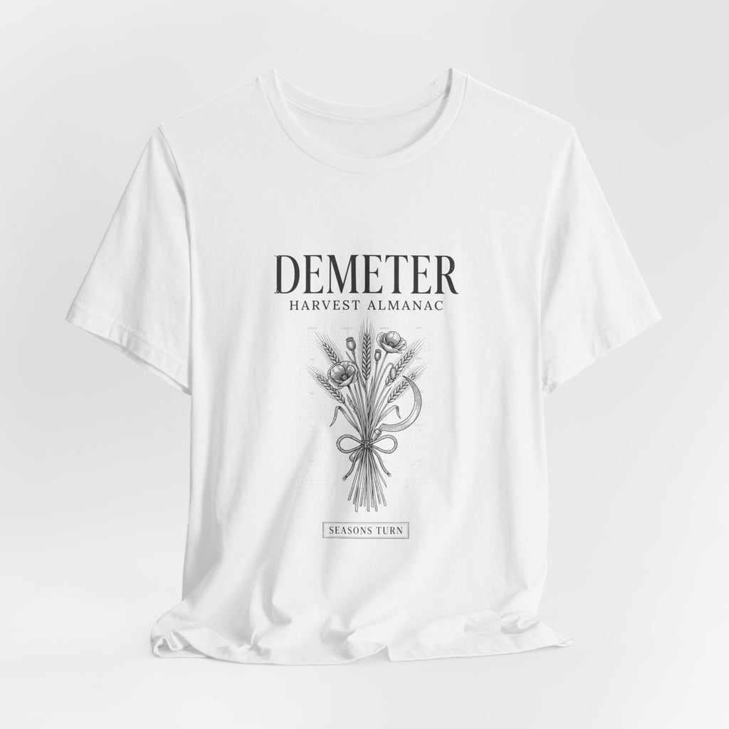 Demeter Harvest Almanac T-Shirt | Greek Mythology, Mythcore