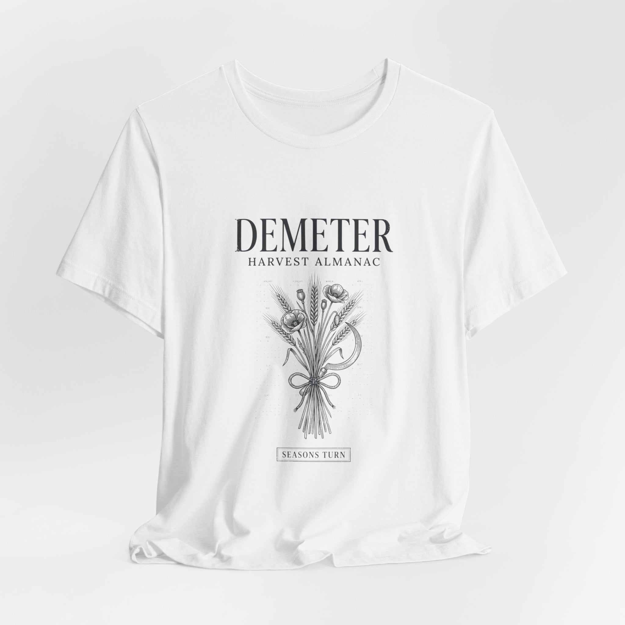 Demeter Harvest Almanac T-Shirt | Greek Mythology, Mythcore