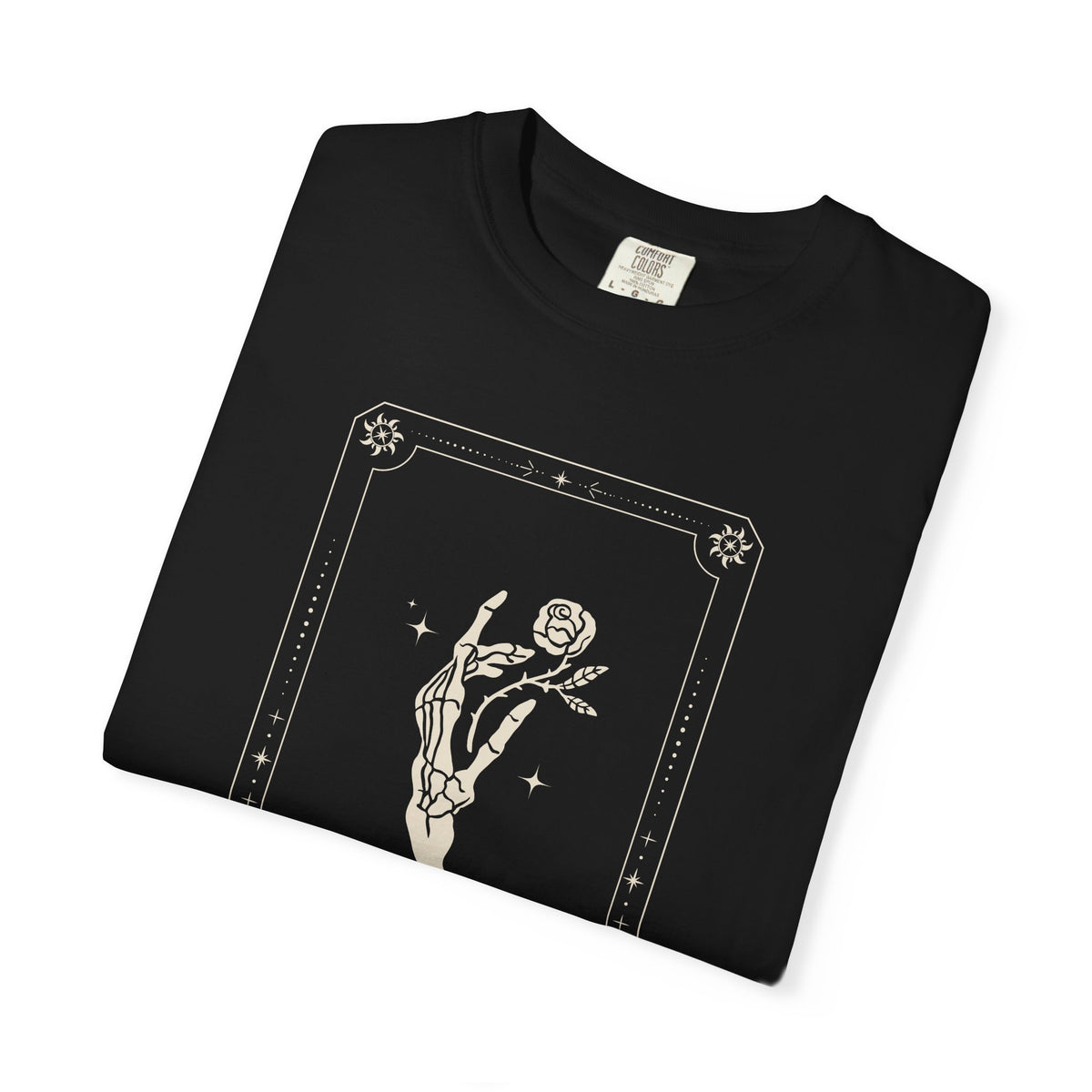 Tarot Skeleton Tee — The Chariot Illustration Graphic T-Shirt