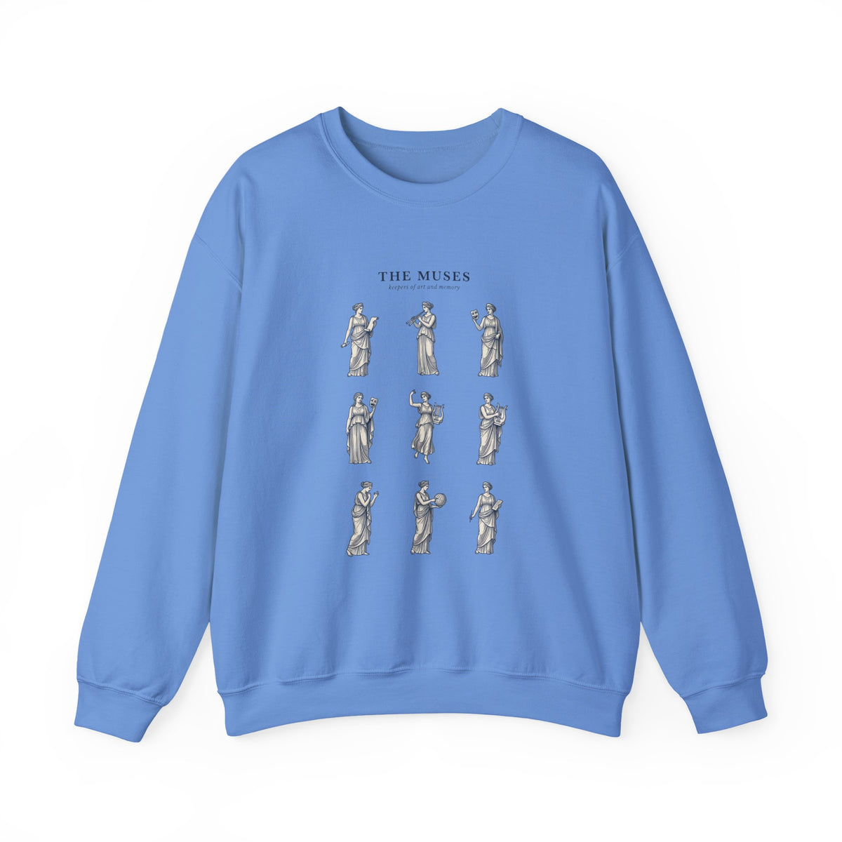 The Muses crewneck sweatshirt | Greek mythology, mythcore, classical art