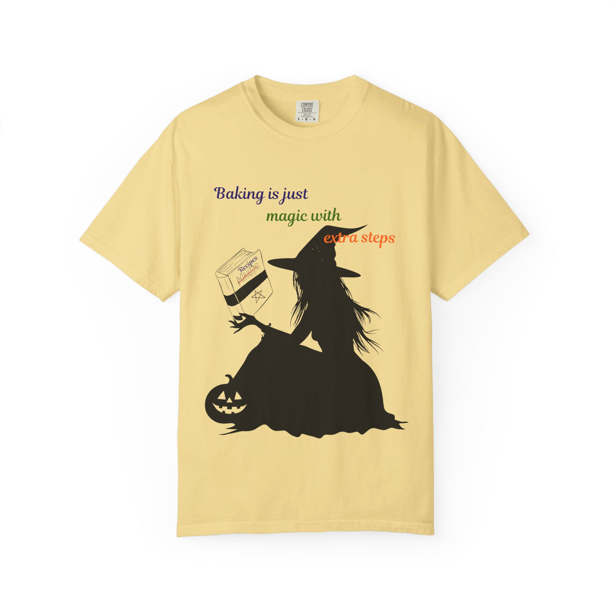 Witch Baker T-Shirt — "Baking is just magic with a step" Halloween Graphic Tee