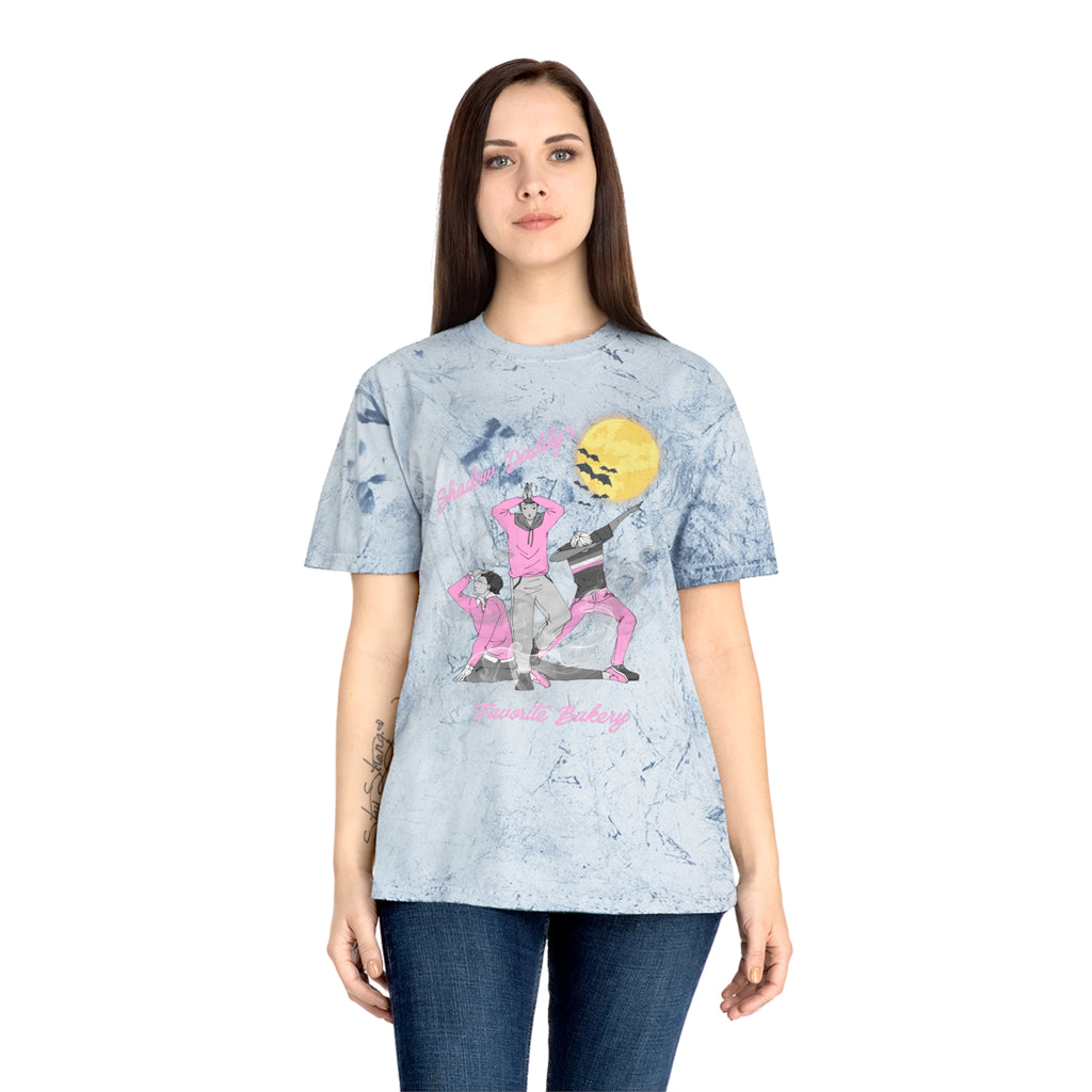 Retro Dance Crew Tie-Dye Tee — "Sweet Child" Graphic