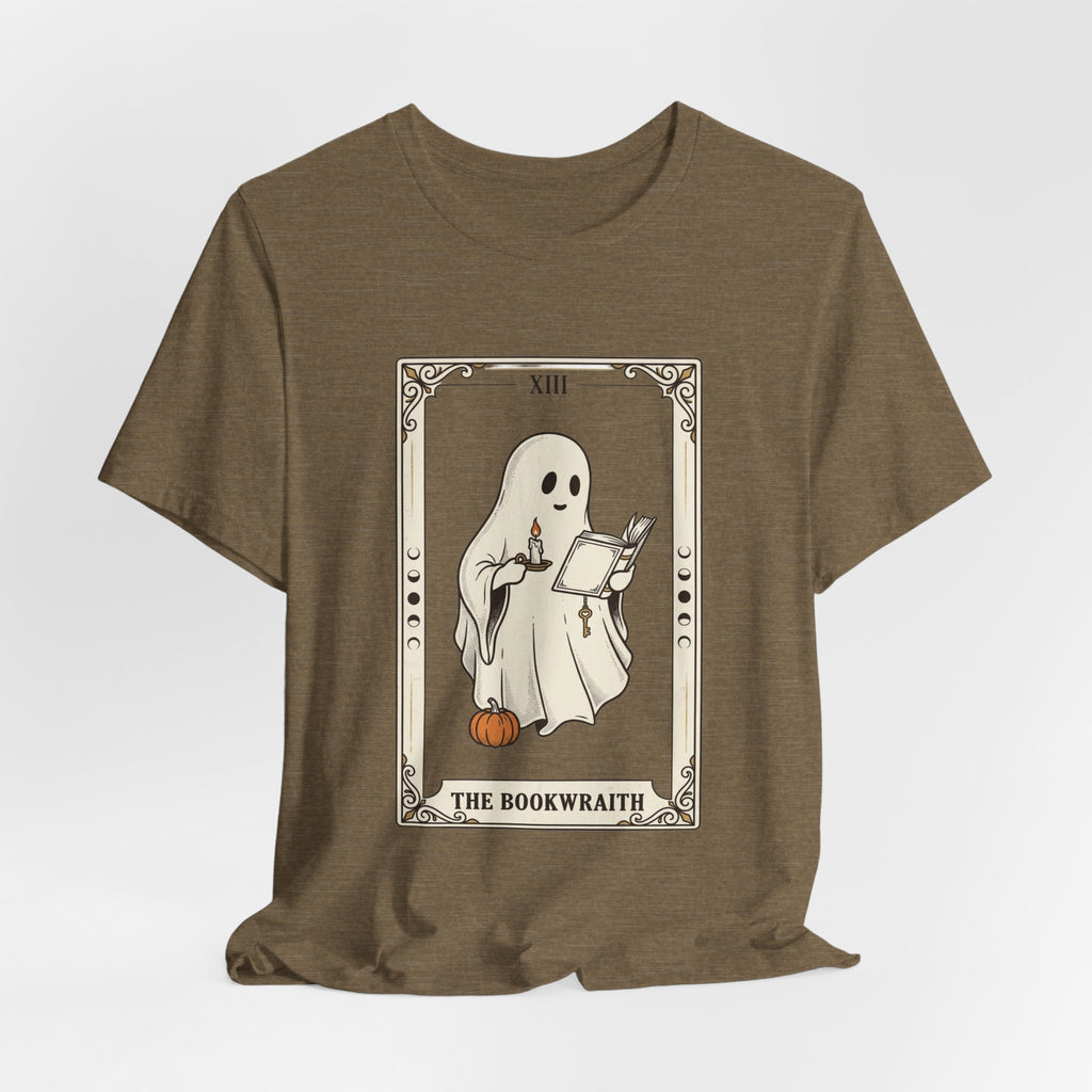 Bookwraith Ghost Reading Tee | Spooky Reader, Halloween Bookish