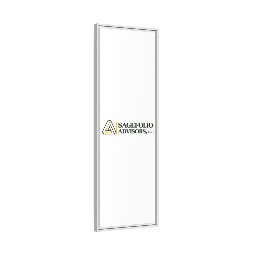 Framed Matte Canvas Wall Art — Sagefolio Advisors Logo