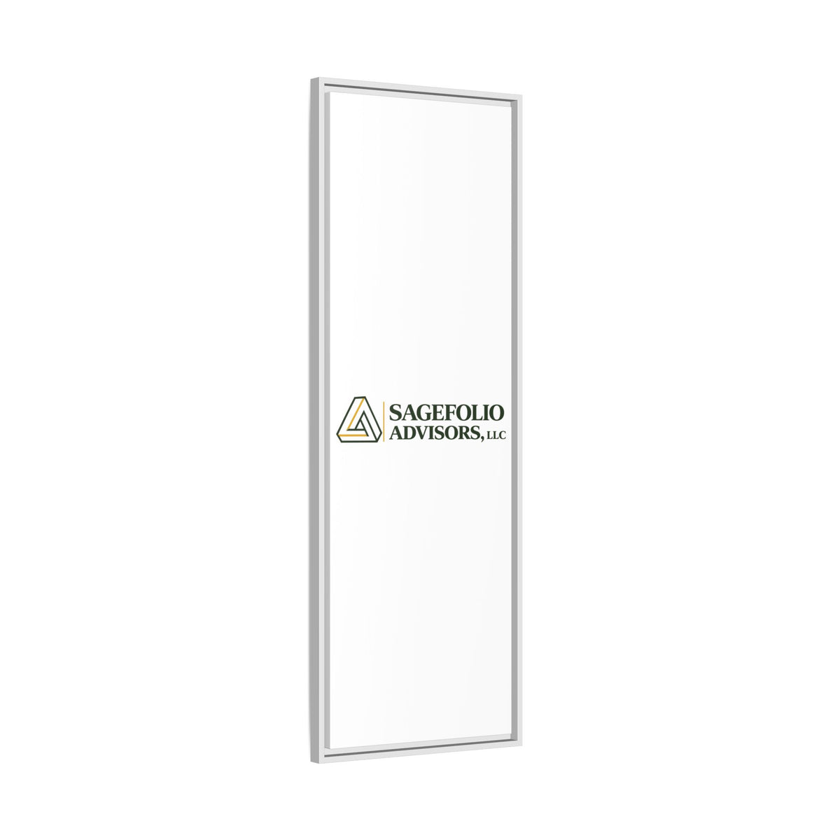 Framed Matte Canvas Wall Art — Sagefolio Advisors Logo