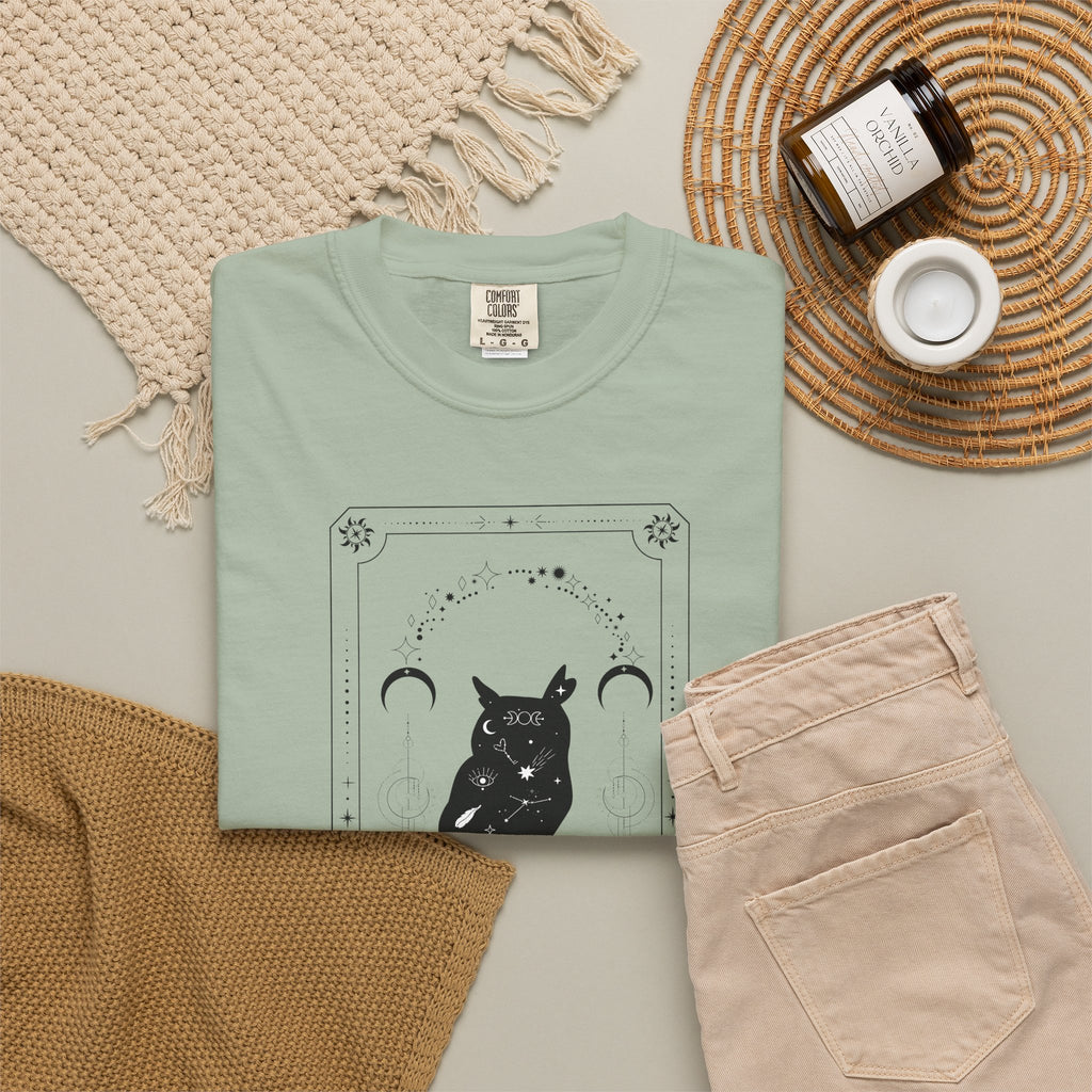 Tarot Owl T-Shirt — The Lunar Arc Mystical Graphic Tee