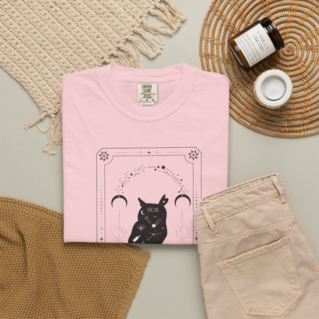 Tarot Owl T-Shirt — The Lunar Arc Mystical Graphic Tee
